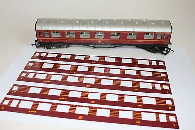 £25 • Buy LMS Coronation Scot Coach Render Kit 6 X Coaches Layover For LMS Hornby Coach