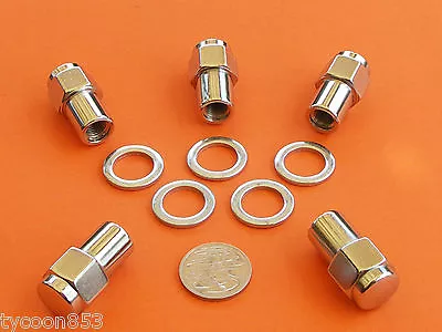 CHROME MAG WHEEL NUTS Pk Of 5 SUIT HOLDEN FE - EJ EH - HR To HQ WB TORANA LC UC • $12.95