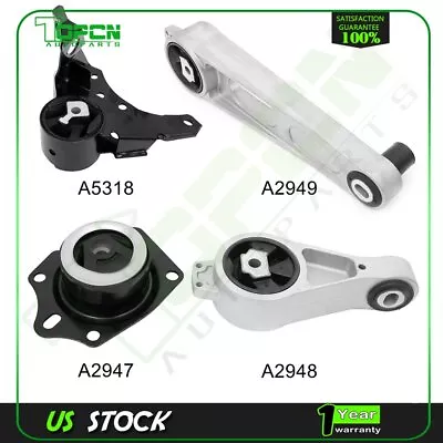 $70.99 • Buy Motor Engine & Transmission Mounts Kit Set Of 4 For 2003-2005 Dodge Neon AT 2.0L