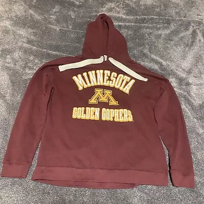 Minnesota Gophers Hoodie Red Yellow Sweatshirt Youth M 8/10 Rivalry Threads 91 • $20