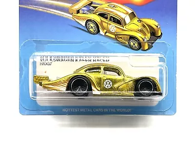 Hot Wheels Ultra Hots Volkswagen Kafer Racer (gold) W/Real Riders SUPER CUSTOM • $19.99