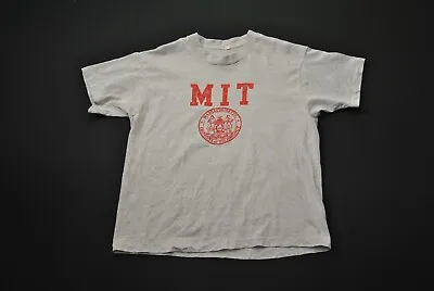 VTG MIT Shirt Massachusetts Institute Of Technology Screen Stars XL 5224S • $49.99