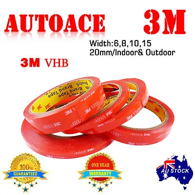 3M VHB High Strength Double-sided Clear Transparent Acrylic Adhesive Tape Home-A • $6.49