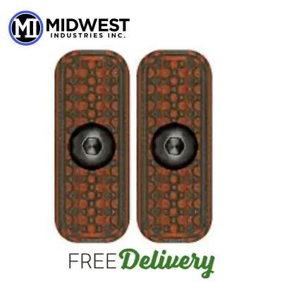 Midwest Industries Lever Stock G10 M-LOK Panel Red/Black 2-Pack Free Shipping • $79.83