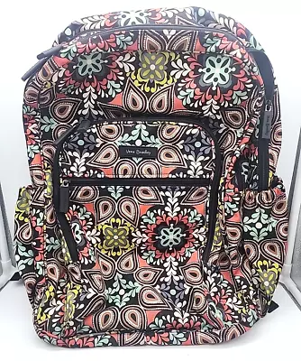 Vera Bradley Sierra Large Backpack Laptop Bag Multicolor CampusPockets Beautiful • $34.88