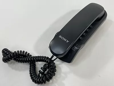 Vintage SONY IT-B3 Corded Telephone Land-Line Black With Recall Phone • $26.99