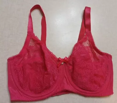 Wacoal Bra 32D Retro Chic Pink Underwire 855186 • $20