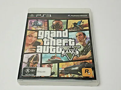 Mint Disc Playstation 3 Ps3 Grand Theft Auto GTA 5 V - Inc Manual • $19.90