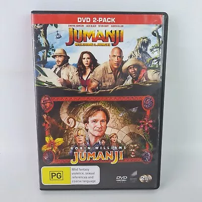 Jumanji / Jumanji - Welcome To The Jungle | Franchise Pack (Box Set DVD 2018) • $9.49