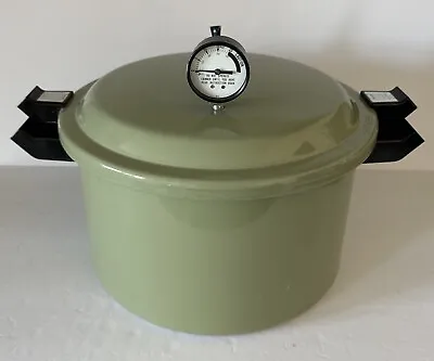 Sears Pressure Cooker Canner 22 Qt Avocado Green 620.51010 Vintage Hard To Find • $118