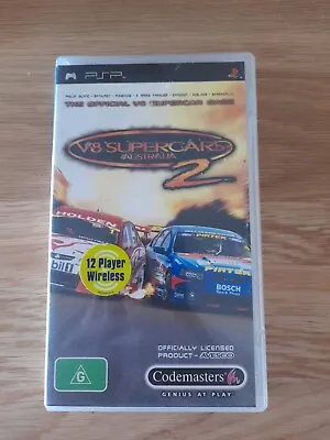 V8 Super Cars 2 Sony Psp Game Complete With Manual • $15