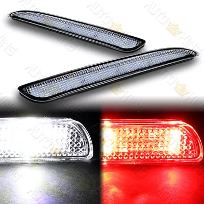 Fit 10-13 Mazda 3 Clear Lens Led Rear Bumper Reflector Brake Lights Lamps • $20.75