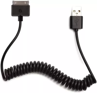 30 Pin IPhone Charging Cable / Charger Lead IPhone 4 4S 3G By Griffin Coiled • £3.25