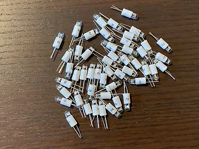 50 New Cool White 8V Bi-Pin LED Lamps Light Bulbs Marantz 2275 4300 2230 2285 • $46