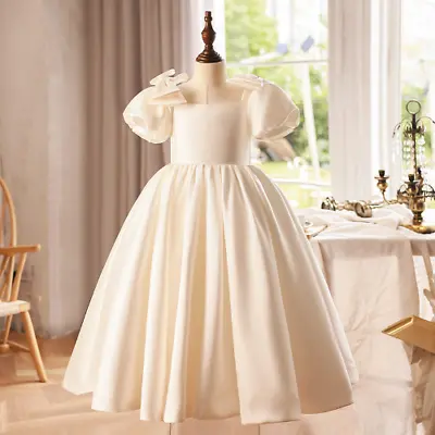 $165.89 • Buy Evening Dress For Kids Baby Girls Luxurious Plain Ball Gowns Teens PrincessDress