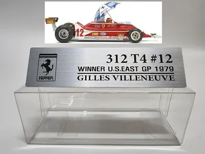 1/18 Ferrari 312T 312T2 312T4 Metal Name Plate Plaque For Exoto CMR GP REPLICAS • $7.50