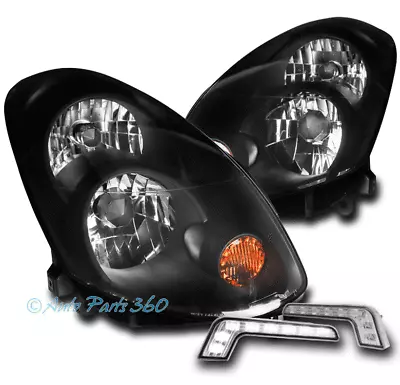 For 05-06 G35 Sedan 4dr (fit Hid Mdoel) Black Headlights Lamps W/led Drl Signal • $255.95