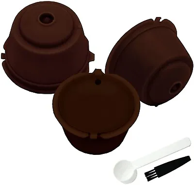 Refillable Pods For Nescafe Dolce Gusto NEW 3 Scoop Brush Stainless Screen • $10.99