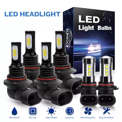 Led Headlights High-Low Beam Fog Light Bubls Kit For 2003-2005 Toyota 4Runner 6x • $39.99