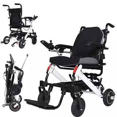 Folding Electric Wheelchair Power Chair Lightweight Mobility Aid Motorized USA • $679.99