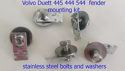 Volvo Duett PV544 PV444 444 544 Fender Mounting Bolts And Nuts 1954-1966 Set Of5 • $39.99