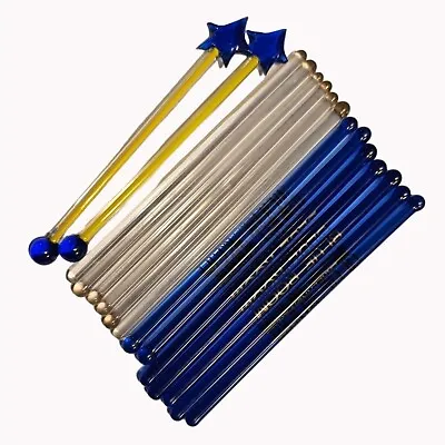 Vintage Cobalt Blue Swizzle Sticks Lot Blue Room Lakeland Fla • $24