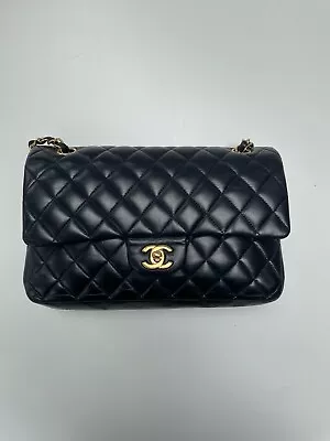 Chanel Classic Double Flap Black Lambskin • £2500