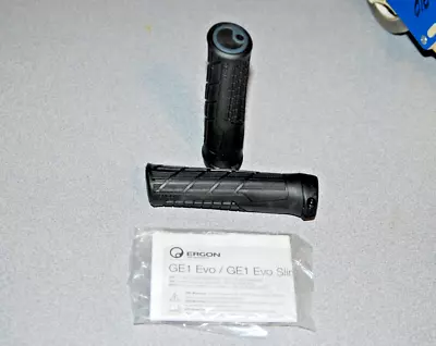 Ergon GE1 Evo Slim Lock-On Mountain Bike Grips NEW Black Handlebar Rubber • $17