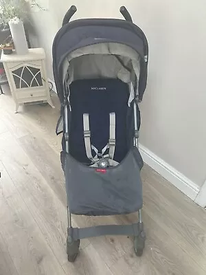 Maclaren Quest Lightweight Compact Umbrella Stroller Buggy Pushchair Navy • £28