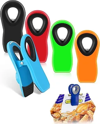 5 Magnetic Chip Clips Bag Clips Food Bag Clips For Food Packages Kitchen Clips • $9.15
