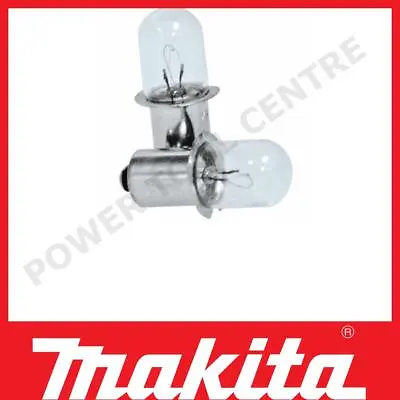 2 X Makita 18v Bulbs 18 Volt Torch Light Lamp Flashlight To Suit DW908 DW919 • £5.99