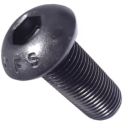 1/4-20 Button Head Socket Cap Screws Alloy Steel Grade 8 Black Oxide Allen Hex • $47.46