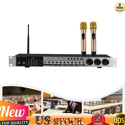 Powered Bluetooth Karaoke Mixer Amplifier Amp SD USB Digital Karaoke Amplifier • $156.75