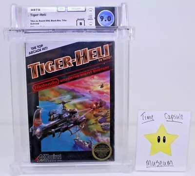 Tiger-Heli New Nintendo NES Factory Sealed VGA WATA Grade 9.0 B Mint Black Seal • $249.99