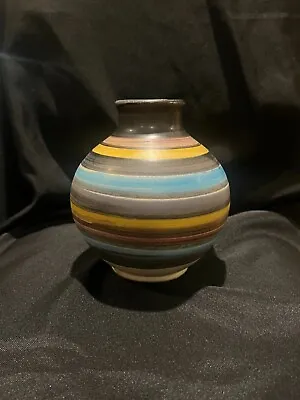 1971 Bennett Welsh (signed) Pacific Stoneware Vase Mid Century Vase • $25