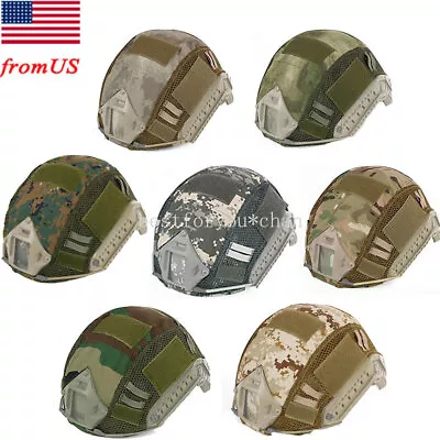 Tactical Helmet Cover For FAST Helmet Army Military Airsoft Headwear Fr PJ/BJ/MH • $16.99