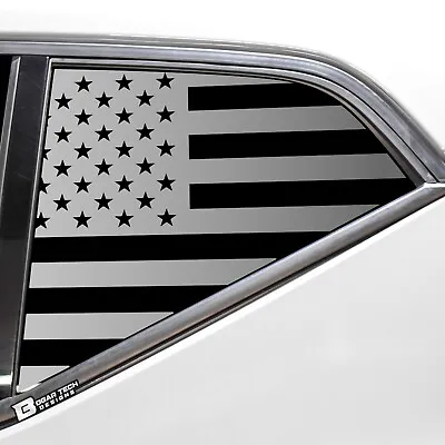 Fits Volvo XC40 2019 - 2023 Quarter Window American Flag Decal Sticker • $49.99