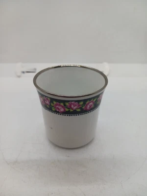 $35 • Buy Vintage KPM Royal Porzellan Bavaria Germany Handarbeit 2-1/2  Cup Silver Trim