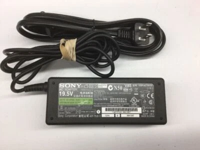 $12.88 • Buy OEM SONY VAIO 19.5V 3.9A 76W AC Adapter + Power Cord VGP-AC19V33 VGP-AC19V37