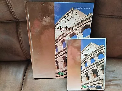 Math U See Algebra 1 Instruction Manual And DVD Homeschooling • $25