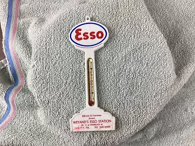 Vintage Thermometer Weyands Esso Station Carlisle Pa • $10