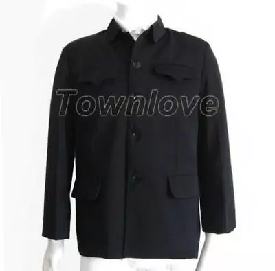 Mao Suit Men's Ethnic Coat Single Breasted Jacket Retro Thicken OL Casual Cotton • $40.56