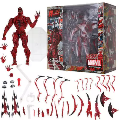 £23 • Buy Marvel Carnage Red Venom No.Revoltech Series Action Figure Toy Gift Collectible⭐