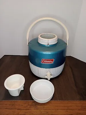 Vintage Coleman Ice Blue Cooler Water Jug - One Gallon • $30