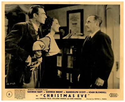 Christmas Eve Original Lobby Card Dolores Moran Randolph Scott Hiding Gun 1947 • $24.99
