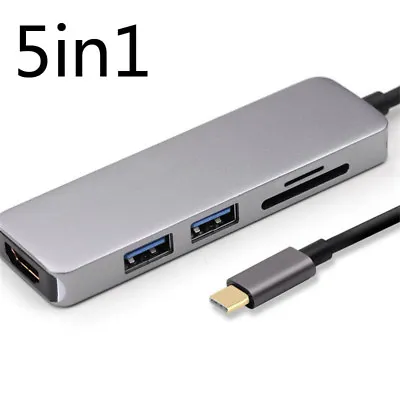 Type C To HDMI TV USB 3.0 Card Reader HDTV Adapter For Samsung DELL HUAWEI Etc. • $11.88