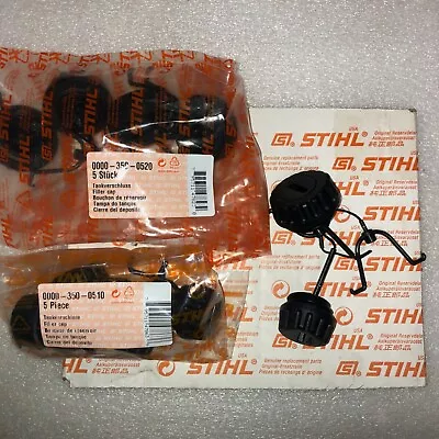 1 Ea Stihl  025 034 036 028 026 024 023 021 Fuel Oil Caps 0000 350 0510 0520 OEM • $14.29