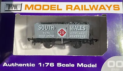 £12.95 • Buy OO Gauge Dapol 7 Plank Open Wagon 42 South Wales Coal Company Hereford Livery