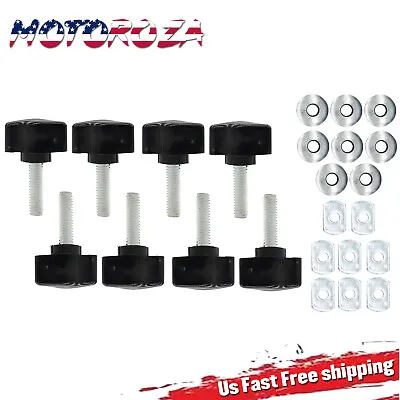 Universal Easy On Off Hard Top Fastener Nuts Bolts Fit For Jeep Wrangler TJ YJ • $6.99