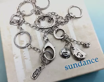 Jes MaHarry Sundance Catalog  Ring And Charm  Sterling Silver Necklace • $549